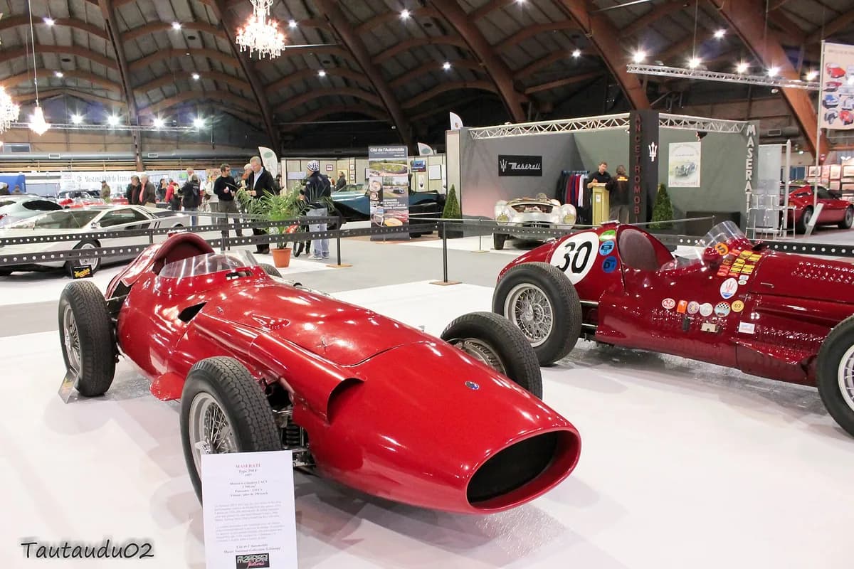 Maserati 250F on display at the Avignon Motor Festival
